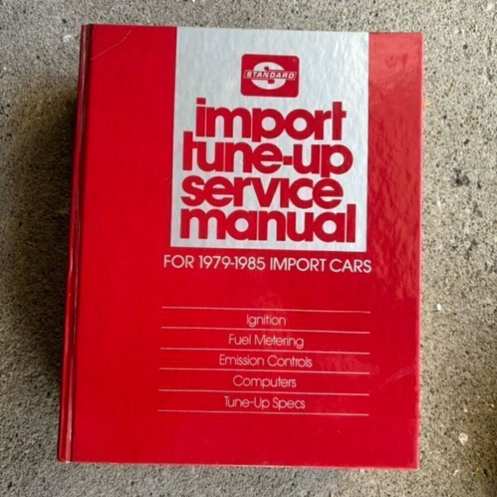 Standard Import Tune-Up Service Manual For 1979-1985 Import Cars